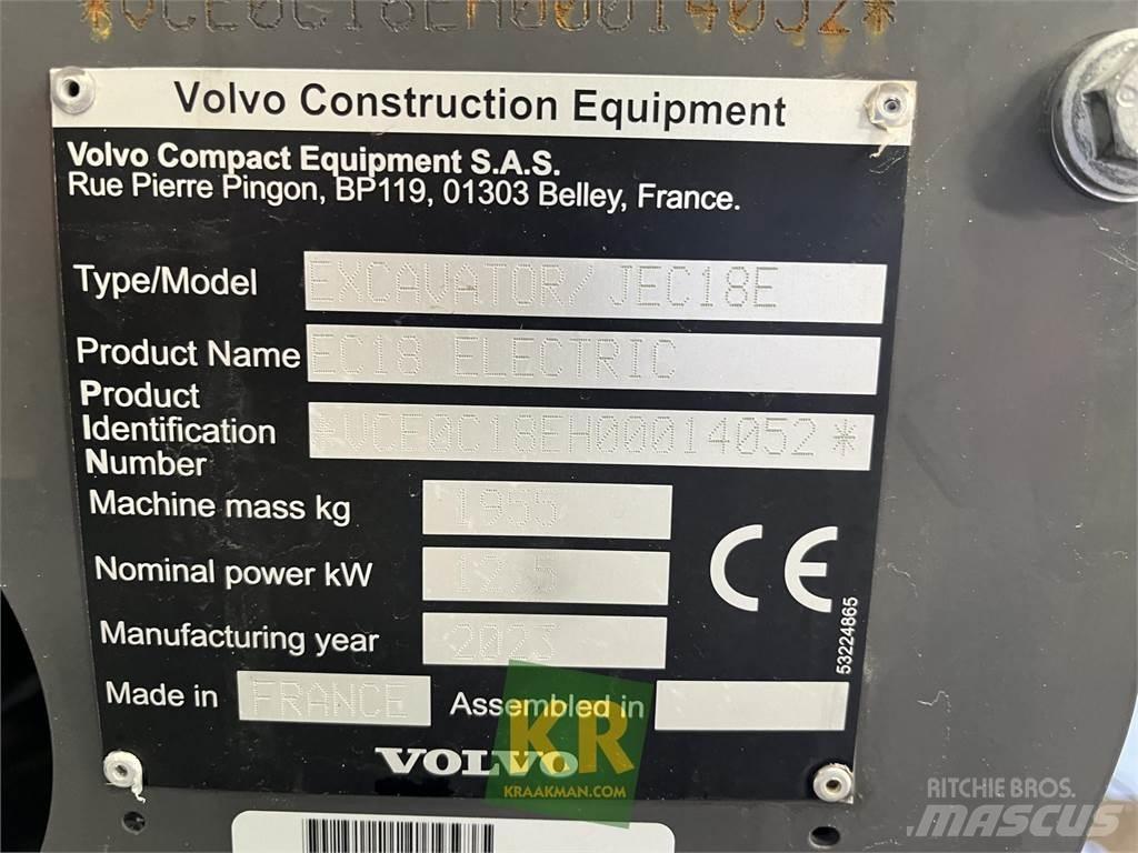 Volvo EC18E Vikšriniai ekskavatoriai