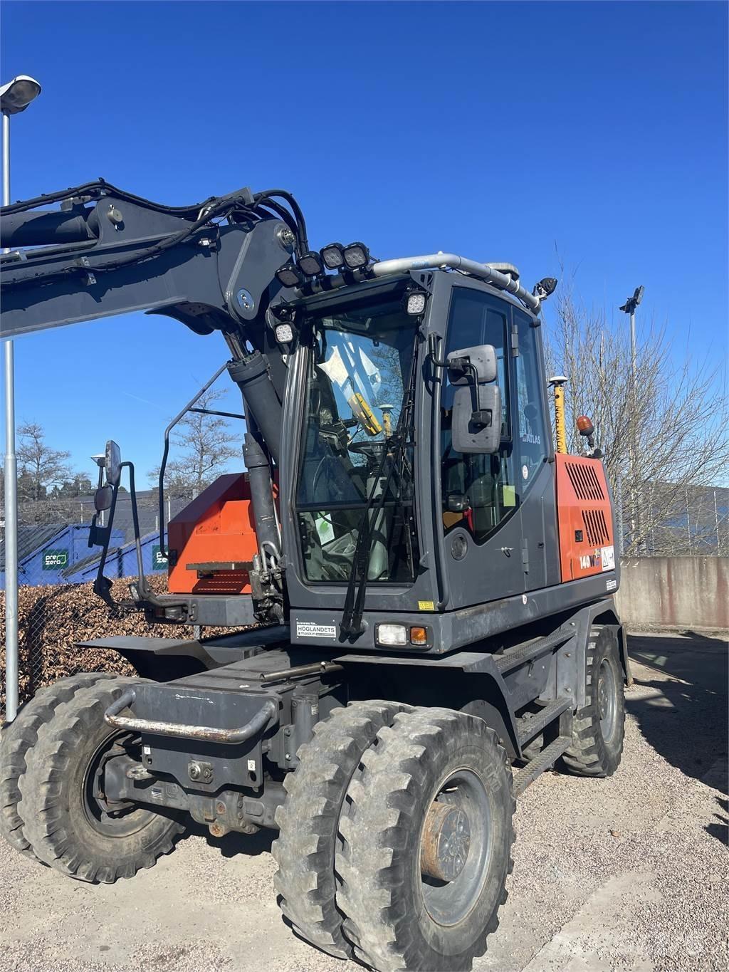 Atlas 140W Ratiniai ekskavatoriai