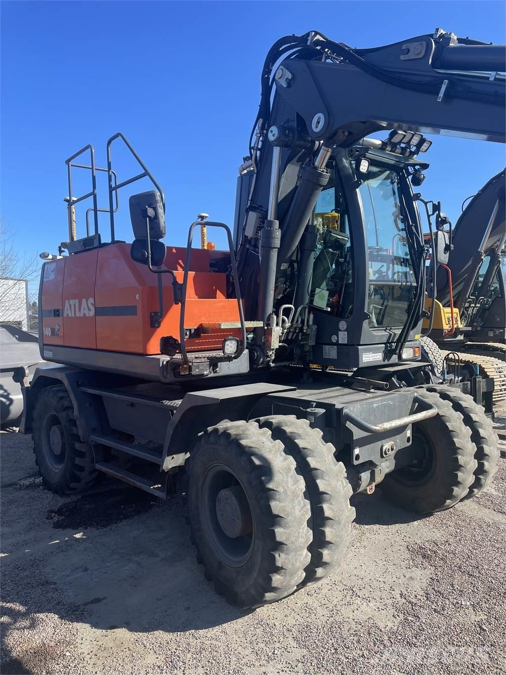 Atlas 140W Ratiniai ekskavatoriai