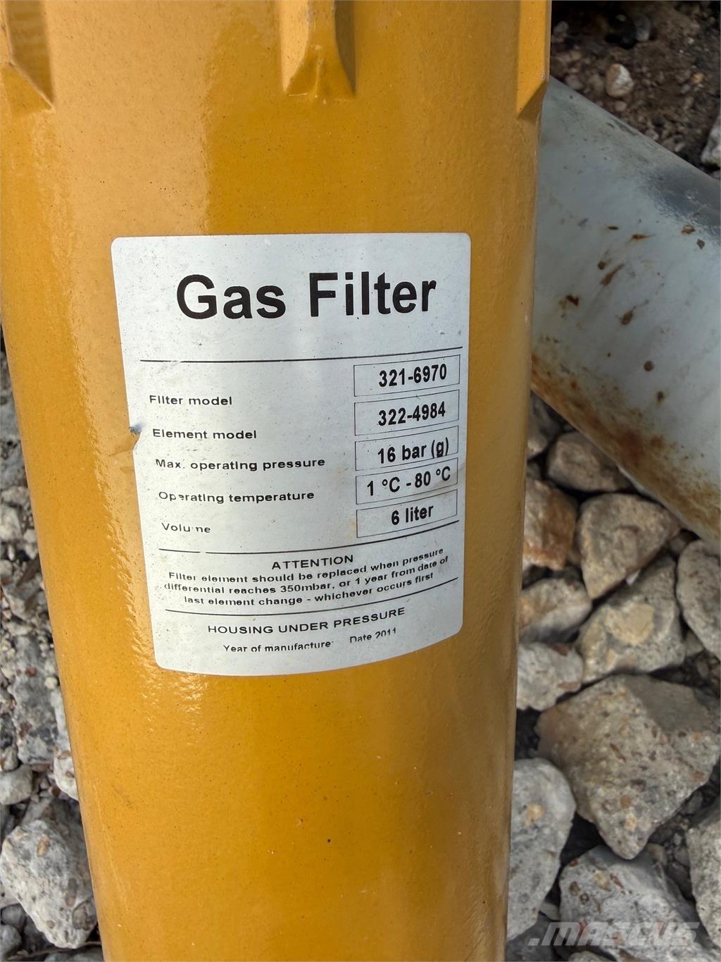 CAT Gas Filter Varikliai