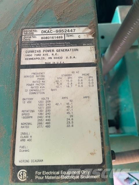 Onan 15kW Dyzeliniai generatoriai