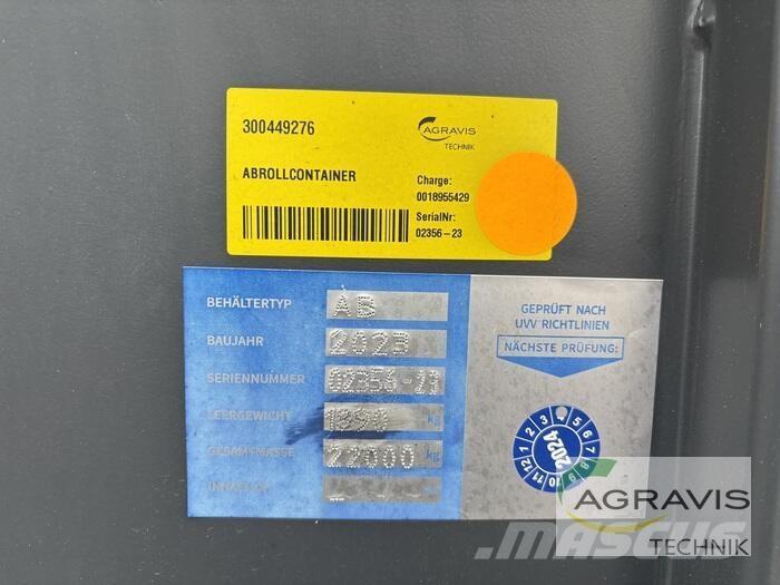  ABROLLCONTAINER Miško technika - Kita