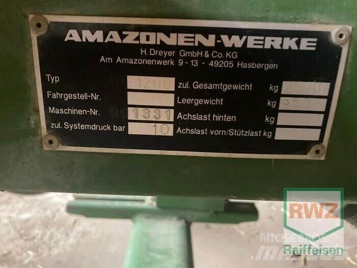 Amazone UF 1200 Prikabinami purkštuvai