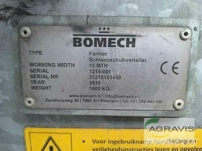 Bomech FARMER 15 Kita tręšimo technika