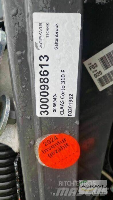 CLAAS CORTO 310 F Šienapjovės