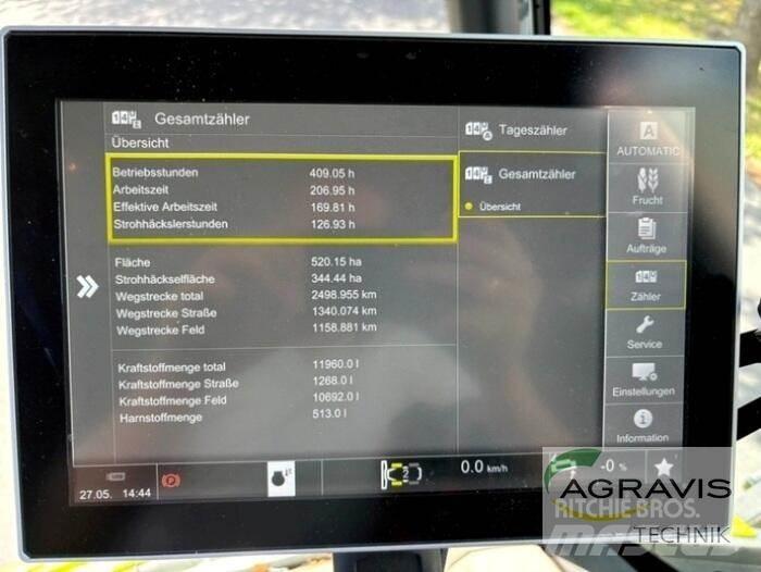 CLAAS LEXION 6700 Derliaus nuėmimo kombainai