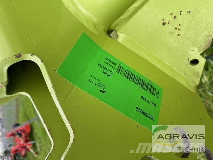 CLAAS VOLTO 870 Šieno grėbliai ir vartytuvai