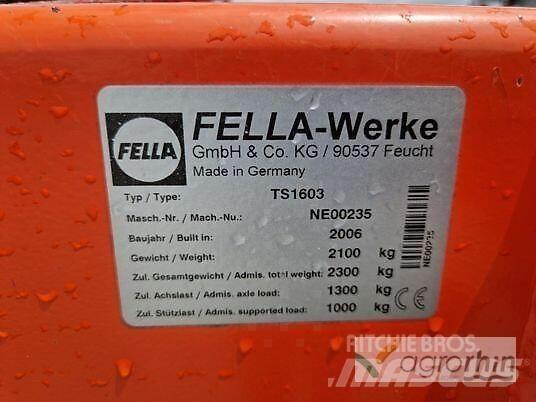 Fella 1603 Šieno grėbliai ir vartytuvai