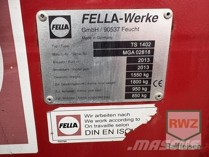 Fella Schwader TS 1402 Šieno grėbliai ir vartytuvai