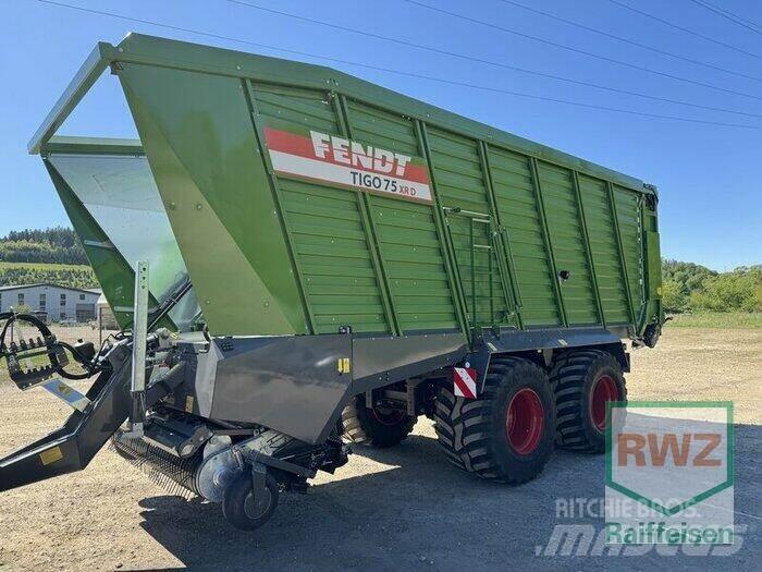 Fendt Tigo 75 XR-D Savikrovės priekabos