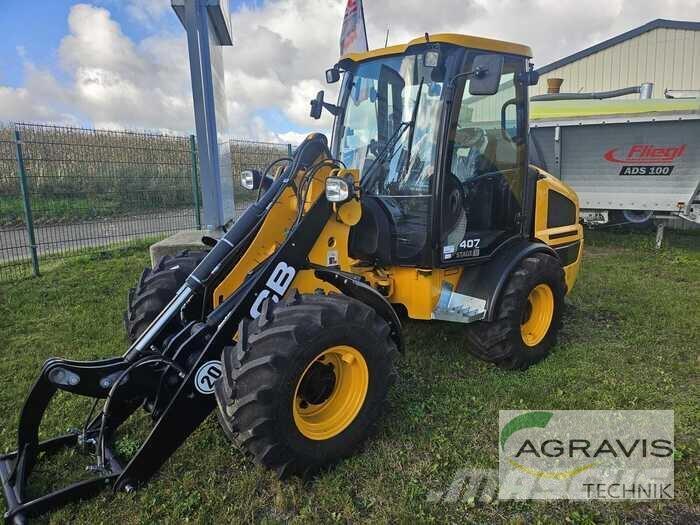 JCB 407 AGRI STUFE V Naudoti ratiniai krautuvai