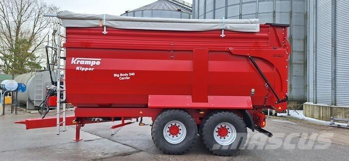 Krampe BB540 Savivartės priekabos