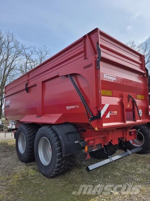 Krampe BIG BODY 750 Savivartės priekabos