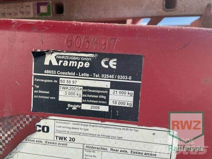 Krampe TWK20DSK / HD550 Savivartės priekabos
