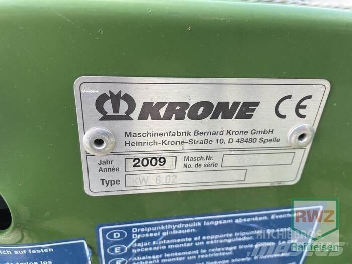 Krone KW 6.02/6 Šieno grėbliai ir vartytuvai
