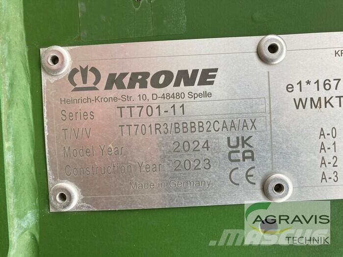 Krone TX 460 D Savikrovės priekabos