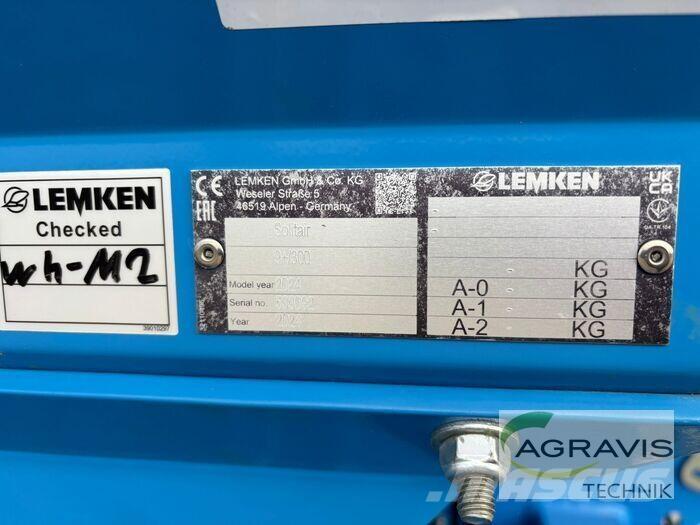 Lemken ZIRKON 12/300 Varomosios akėčios ir žemės frezos