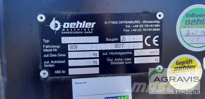 Oehler OL ZDK/HW 180 Savivartės priekabos