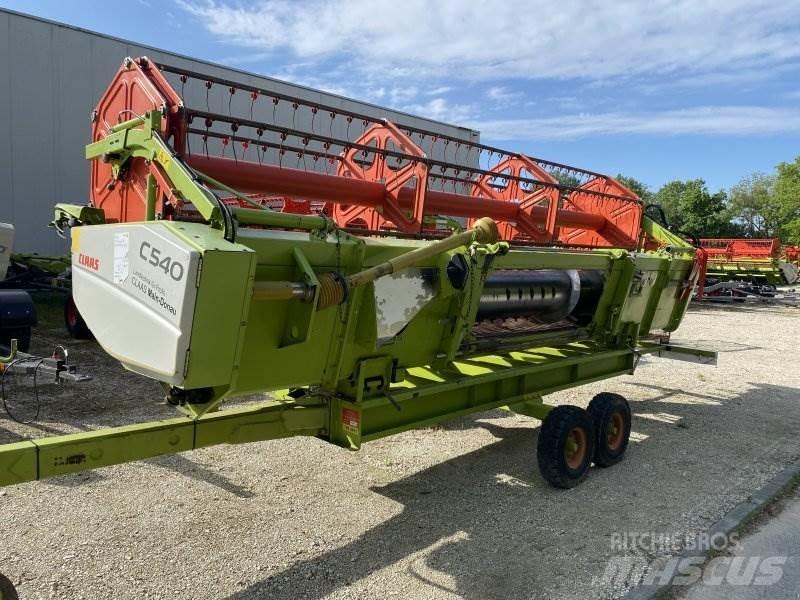 CLAAS C540 + TW Derliaus nuėmimo kombainų galvos