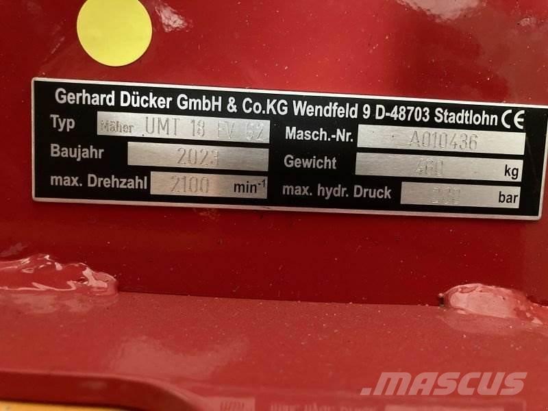 Dücker UMT 18 Rankinės vejapjovės