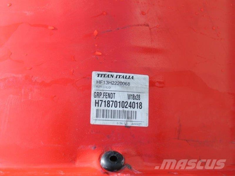 Fendt W 18x28 Padangos, ratai ir ratlankiai