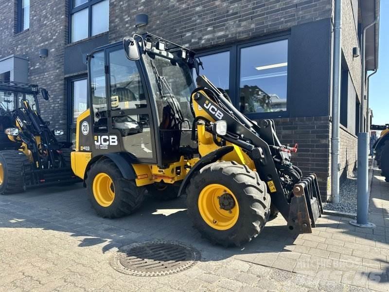 JCB 403 AGRI Frontaliniai krautuvai ir ekskavatoriai