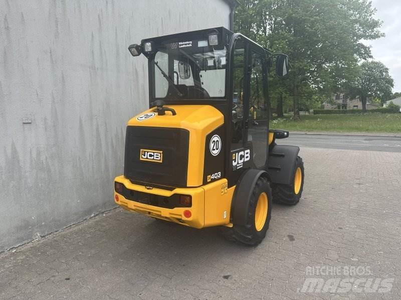 JCB 403 AGRI Frontaliniai krautuvai ir ekskavatoriai
