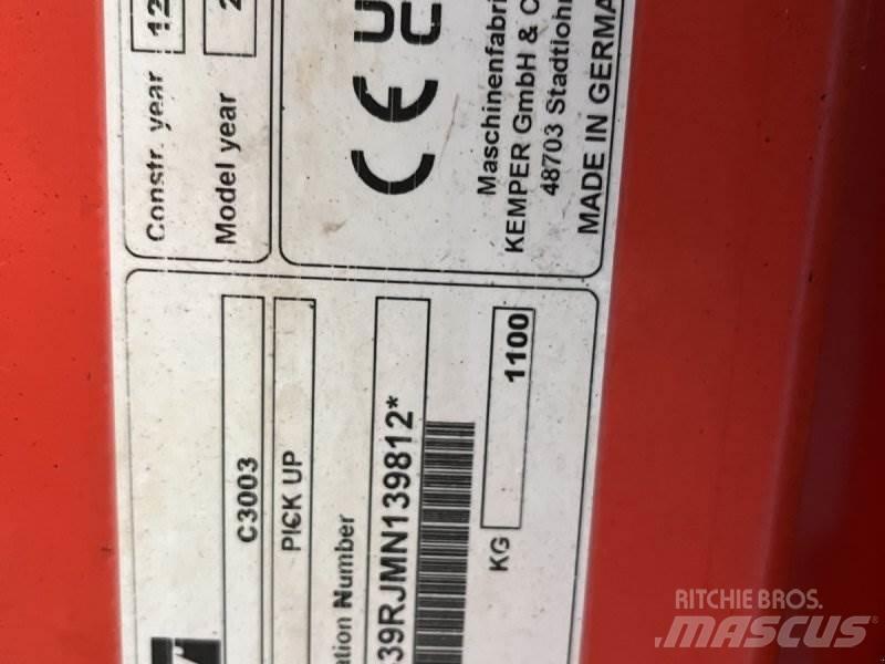 Kemper PU 639 Šieno ir pašarų ruošimo mašinų priedai