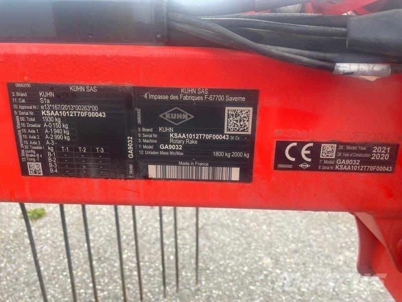 Kuhn GA 9032 Pradalges formuojantys padargai