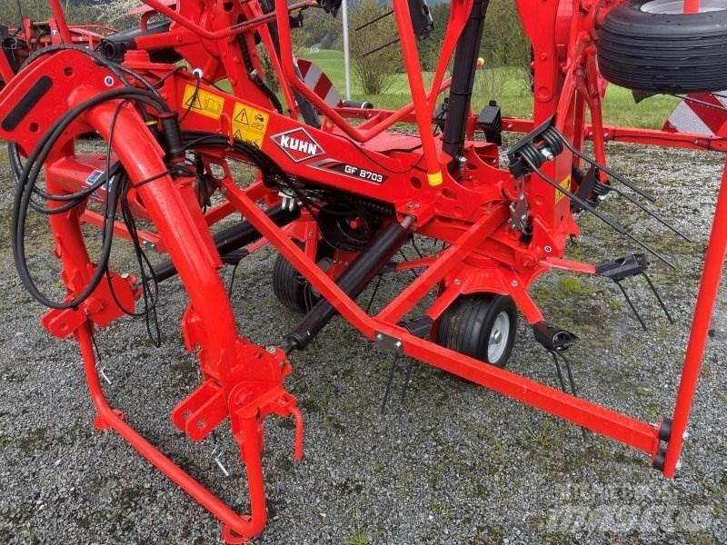 Kuhn GF 8703 Šieno grėbliai ir vartytuvai
