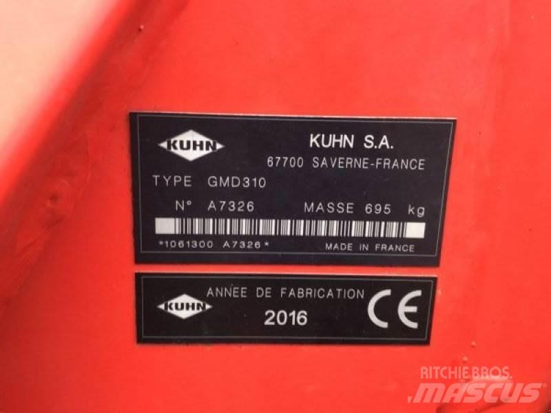 Kuhn GMD 310 Šienapjovės