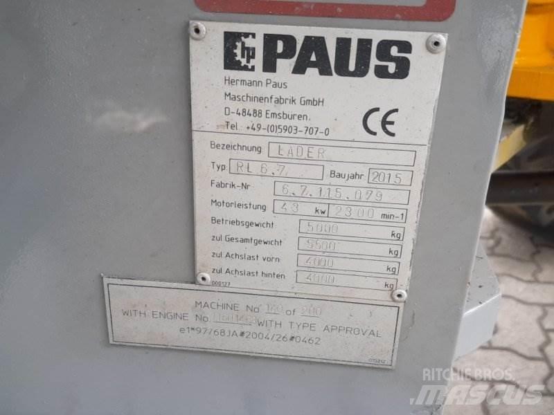 Paus RL 6.7 Naudoti ratiniai krautuvai