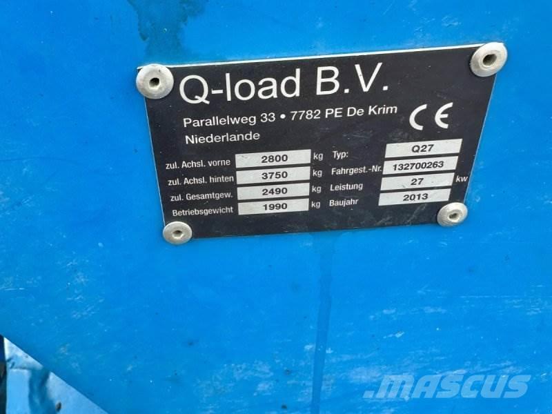 Quappen Q27 Frontaliniai krautuvai ir ekskavatoriai