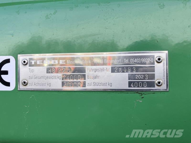 Tebbe HS 220 Mėšlo barstytuvai