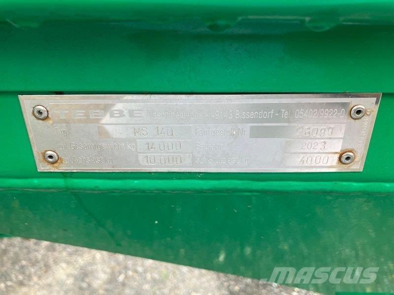 Tebbe MS 140 Mėšlo barstytuvai