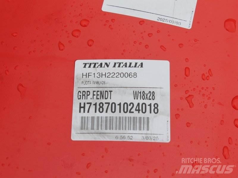 Titan W 18x28 Padangos, ratai ir ratlankiai