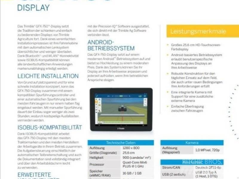Trimble GFX 750 Žemės ūkis - Kita
