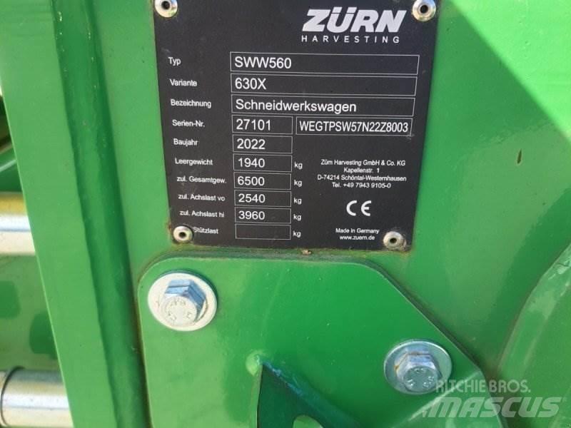 Zürn SWW 560 Derliaus nuėmimo kombainų galvos