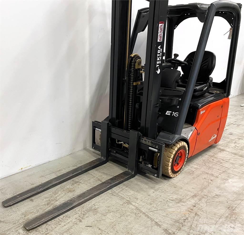 Linde E 16 C-01 Elektriniai šakiniai krautuvai