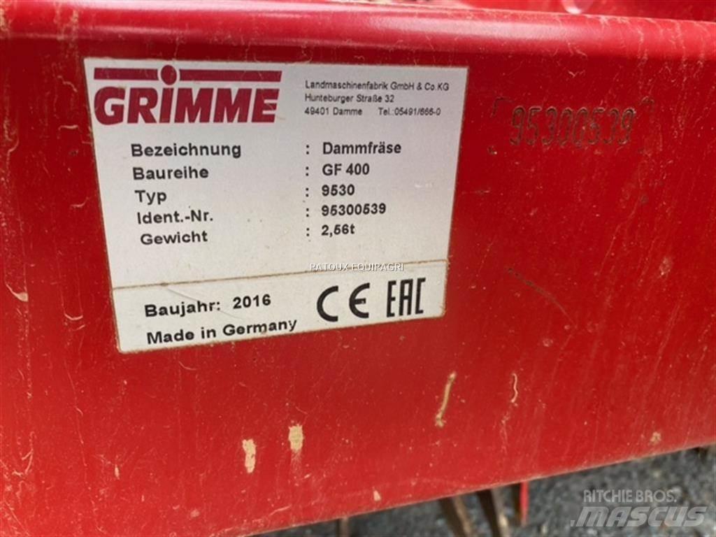 Grimme GF 400 Varomosios akėčios ir žemės frezos