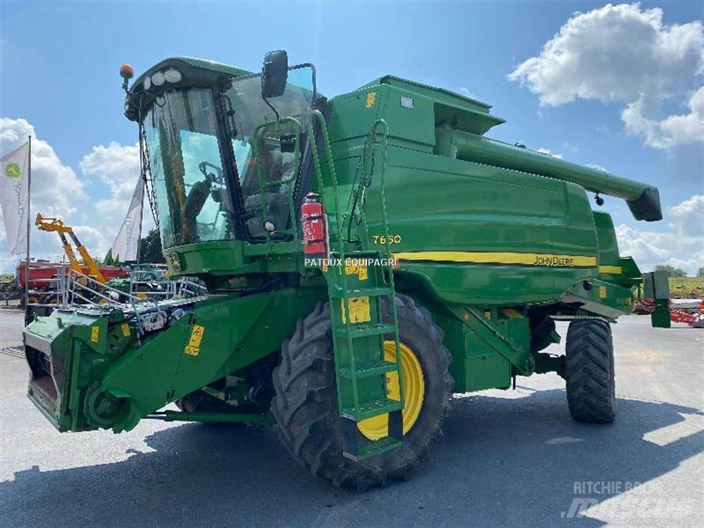 John Deere T660 Derliaus nuėmimo kombainai