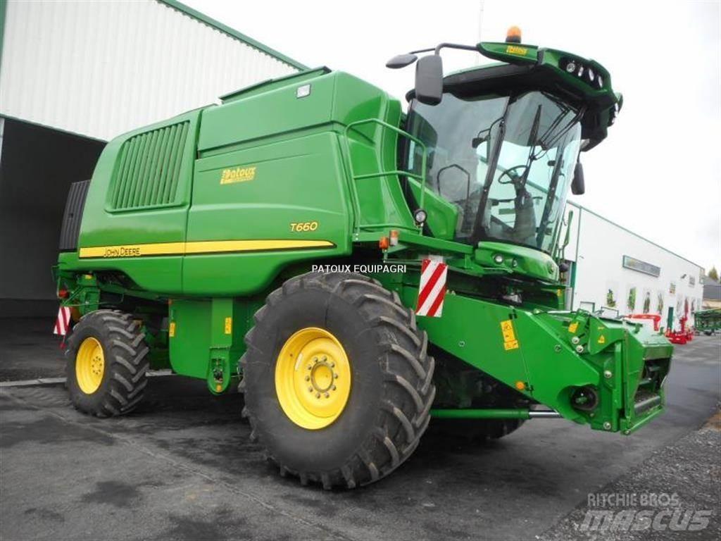 John Deere T660 Derliaus nuėmimo kombainai