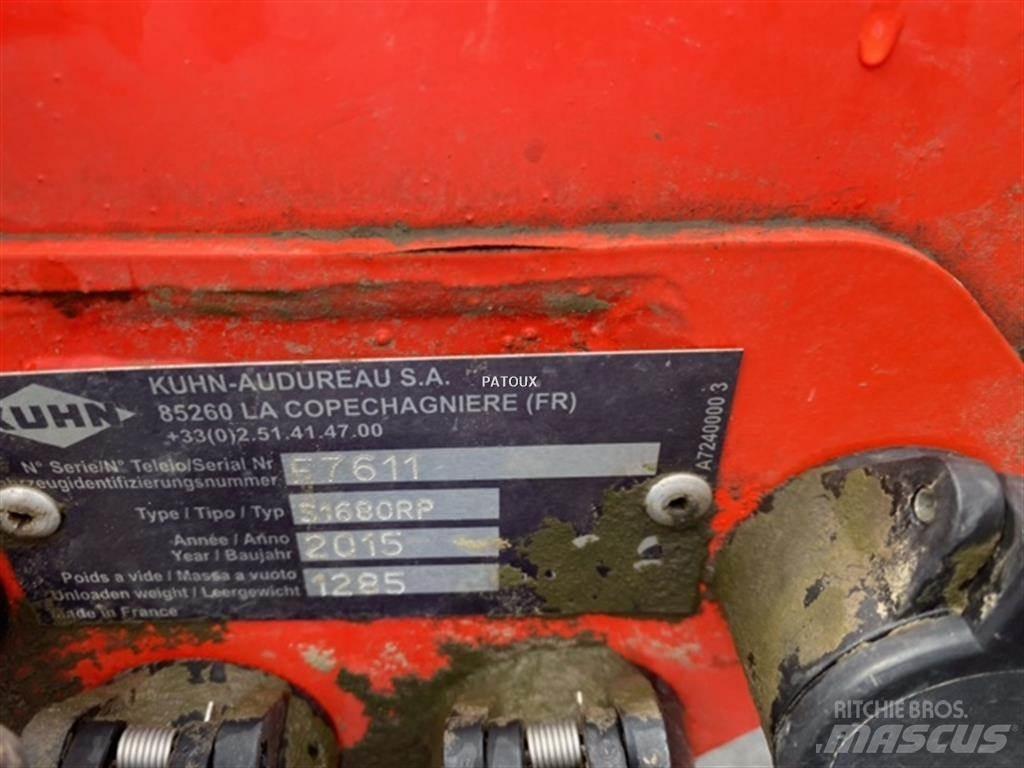 Kuhn S1680RP Varomosios akėčios ir žemės frezos