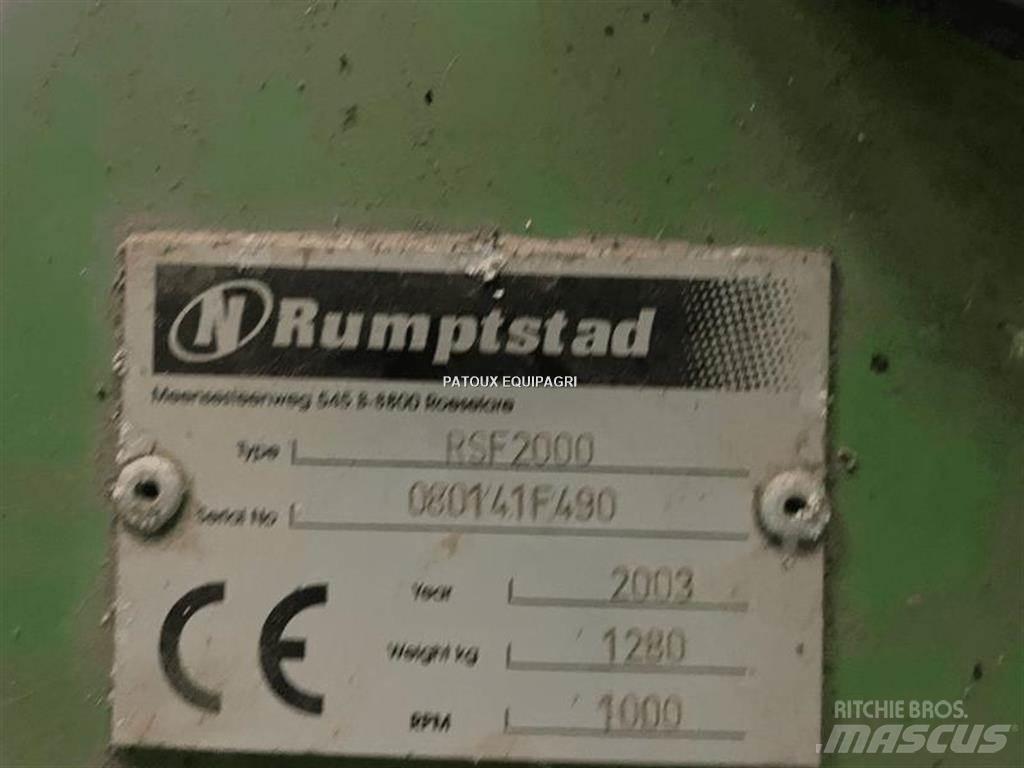 Rumpstad RSF2000 Varomosios akėčios ir žemės frezos