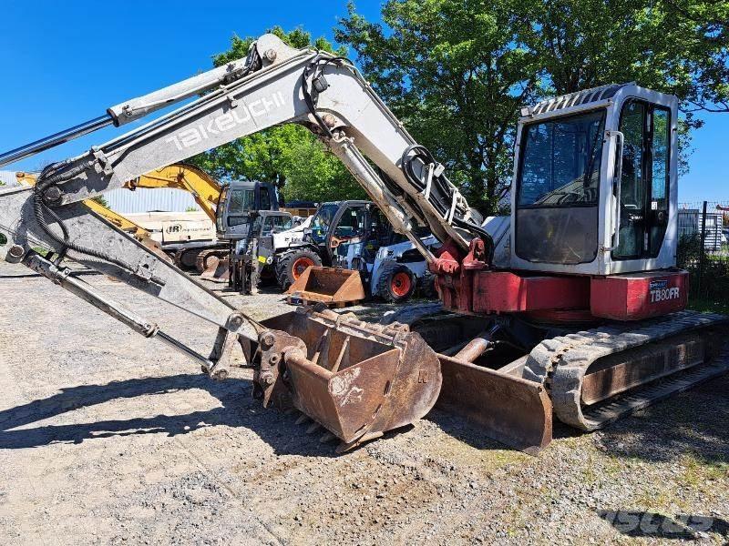 Takeuchi TB80FR Mini ekskavatoriai < 7 t