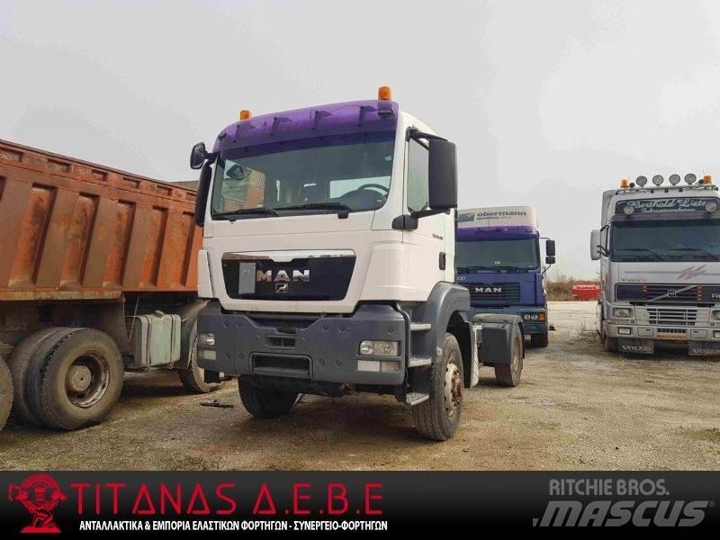 MAN 09 TGS 18.400 4X4 Naudoti vilkikai