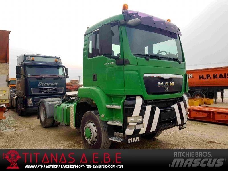 MAN 09 TGS 18.480 4X4 Naudoti vilkikai