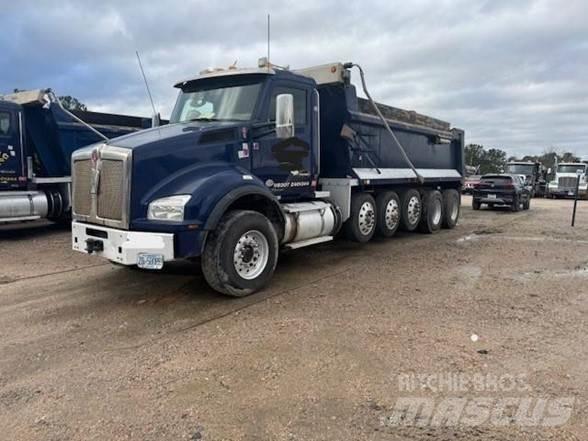 Kenworth T880 Savivarčių priekabų vilkikai