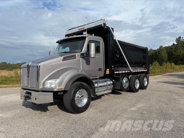 Kenworth T880 Savivarčių priekabų vilkikai
