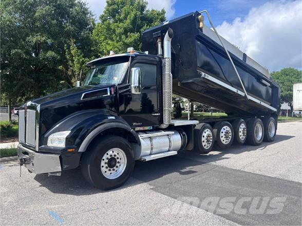 Kenworth T880 Savivarčių priekabų vilkikai